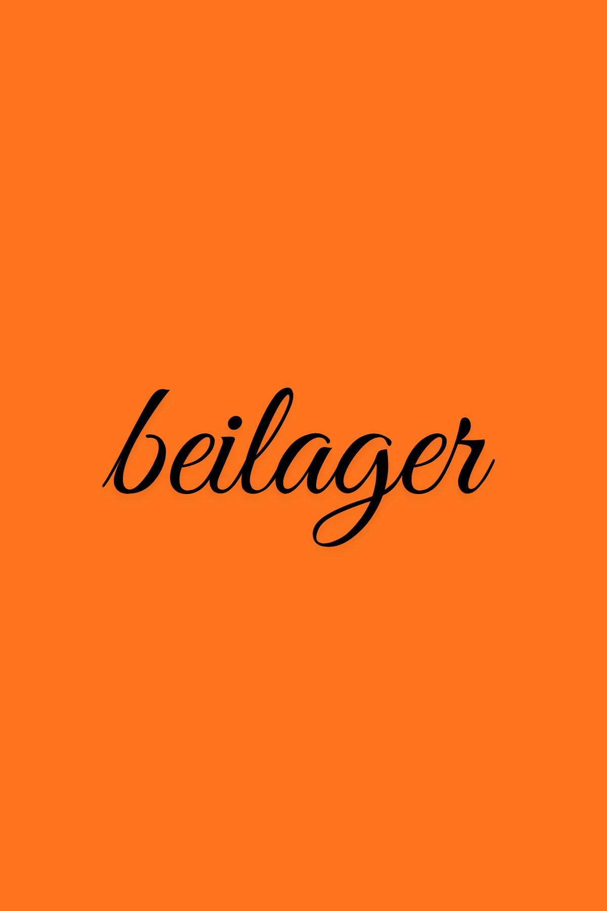 Beilagen