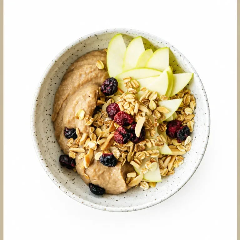 Maronen-Apfel-Bowl mit Cranberrys: Herrlich fruchtig und unwiderstehlich in 15 Minuten
