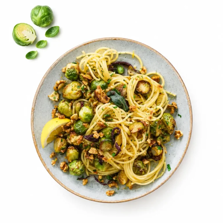 Pasta mit geröstetem Rosenkohl in 35 Minuten – unwiderstehlich lecker
