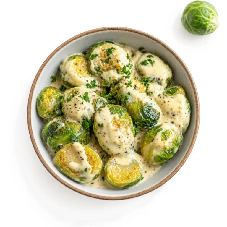 Rosenkohl in Frischkäse-Senfsauce: Einfaches Wohlfühlrezept in 25 Minuten
