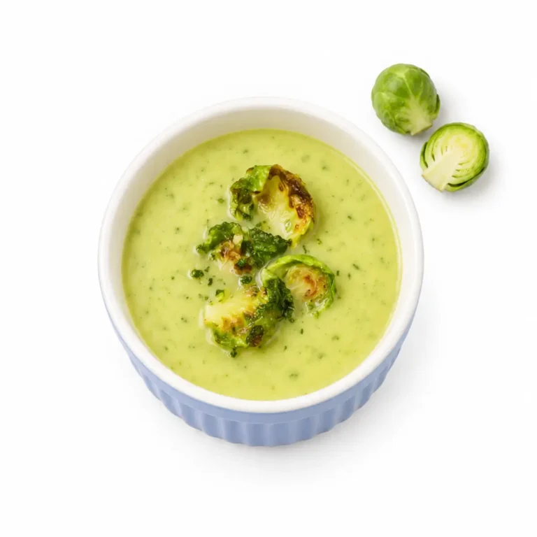 Eine Rosenkohlsuppe ist die perfekte Antwort auf nasskalte Tage, an denen man etwas Warmes und Herzhaftes braucht.