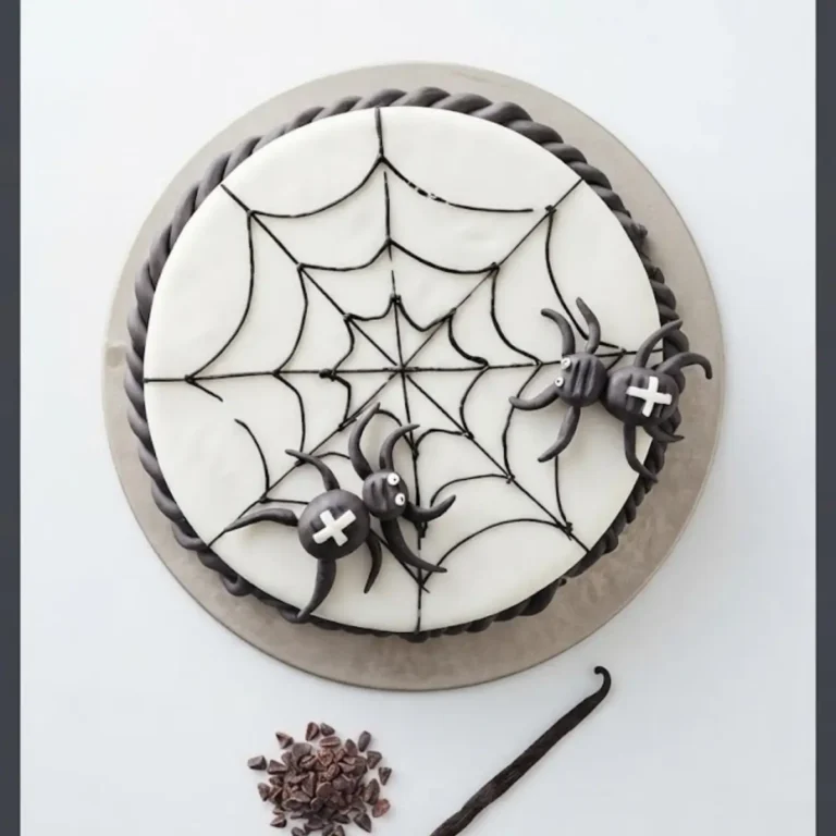 Spinnenkuchen für 16 Personen: der ultimative, lecker bunte Halloween-Kuchen