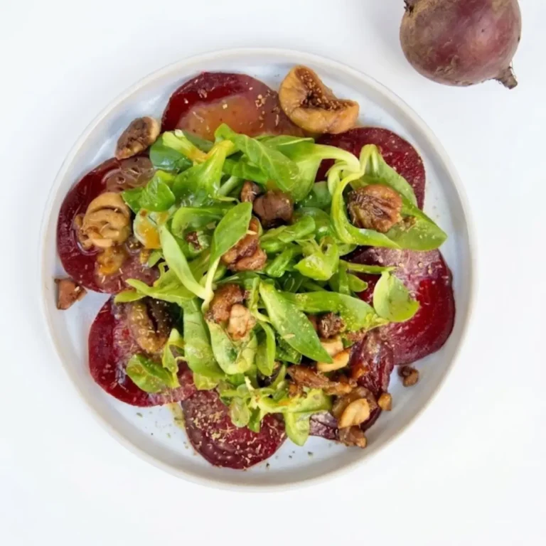 Wintersalat mit karamellisierten Maronen