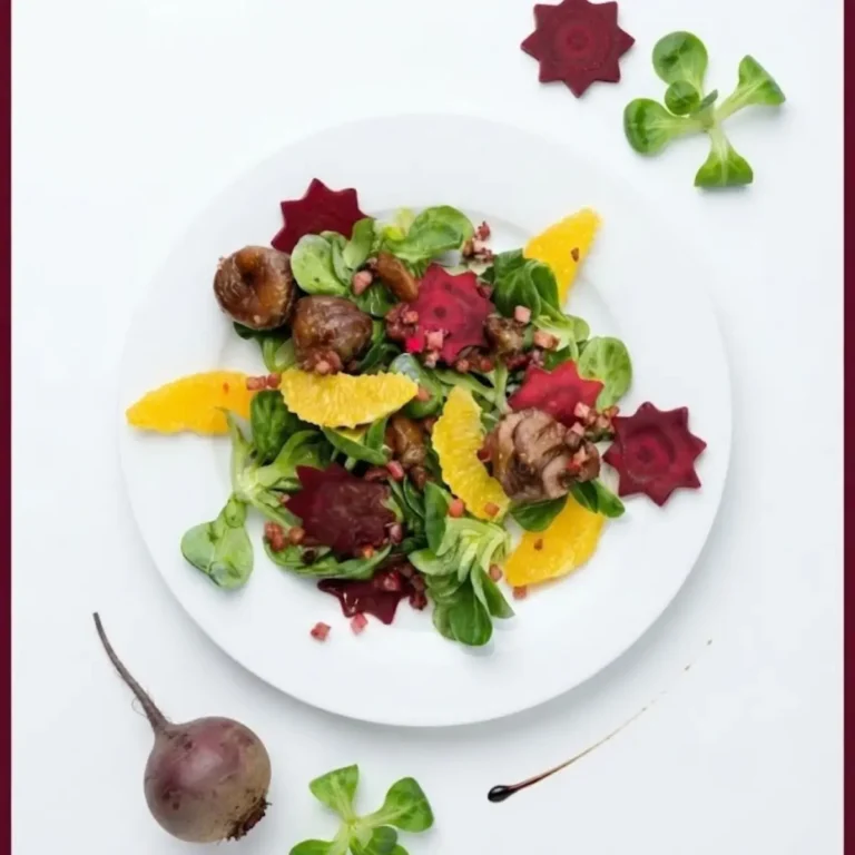 Wintersalat mit karamellisierten Maronen: 4 Portionen, herrlich einfach